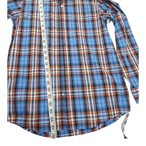 Old Navy Junior Men's Shirt Multicolor Plaid Long Sleeve Button Up Front Sz XL - Picture 10 of 14